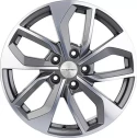 Диск литой Khomen Wheels KHW1703 (i40) 17x7.0J/5x114.3 D67.1 ET45 Gray-FP