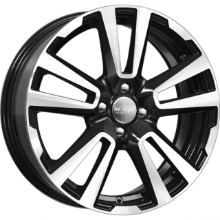 Диск литой КиК КС874 17x6.5J/4x100 D60.1 ET41 Алмаз-черный