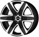 Диск литой MAK Stone 6 18x8.0J/6x139.7 D106.1 ET15 Black mirror