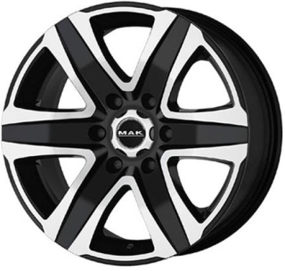 Диск литой MAK Stone 6 18x8.0J/6x139.7 D106.1 ET15 Black mirror