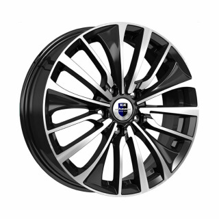 Диск литой КиК Flanker (КС751) 17x6.5J/4x100 D60.1 ET43 алмаз черный