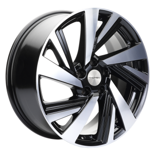 Диск литой Khomen Wheels KHW1801 18x7.5J/5x112 D57.1 ET43 Black-FP