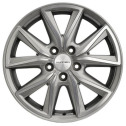 Диск литой Khomen Wheels KHW1706 17x7.0J/5x114.3 D60.1 ET39 G-Silver-FP