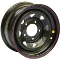 Диск штамп. Off-Road Wheels Jeep 15x10.0J/5x114.3 D84 ET-50 Черный