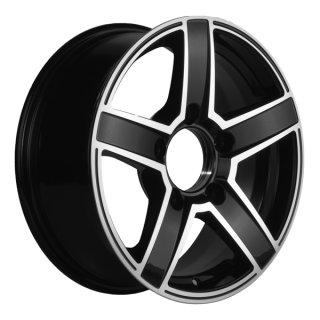 Диск литой Khomen Wheels 1614 16x6.5J/5x139.7 D98.5 ET40 Black-FP
