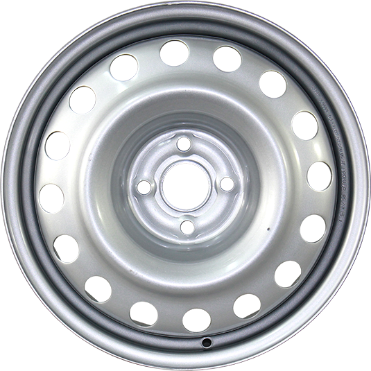 Диск штамп. TREBL X40050 16x6.5J/4x100 D60.1 ET49 Silver для HYUNDAI Verna