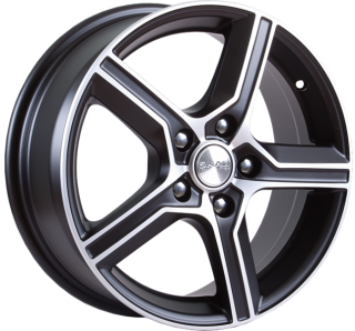 Диск литой СКАД Драйв 16x6.5J/5x112 D57.1 ET45 черный-матовый