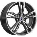 Диск литой КиК КС935 Каррера Лайт 18x7.0J/5x114.3 D60.1 ET35 алмаз черный