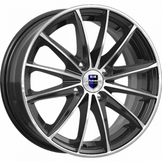Диск литой КиК Пойнт Бланк 15x6.0J/4x100 D66.1 ET45 Алмаз черный SK