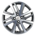 Диск литой Khomen Wheels KHW1609 (Vesta/Largus) 16x6.0J/4x100 D60.1 ET50 Gray-FP