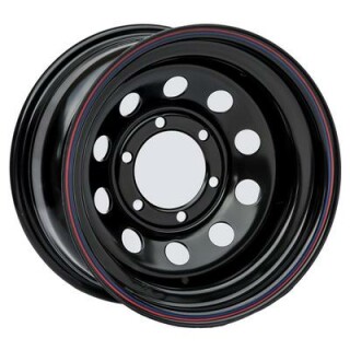 Диск штамп. Off-Road Wheels Toyota/Nissan 17x8.0J/6x139.7 D110 ET-10 Черный