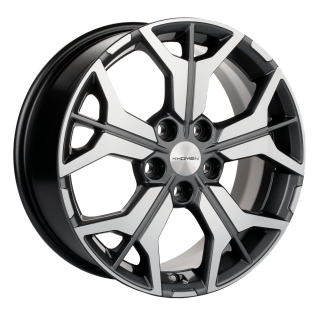 Диск литой Khomen Wheels KHW1715 (Tiguan) 17x7.0J/5x112 D57.1 ET40 Gray-FP