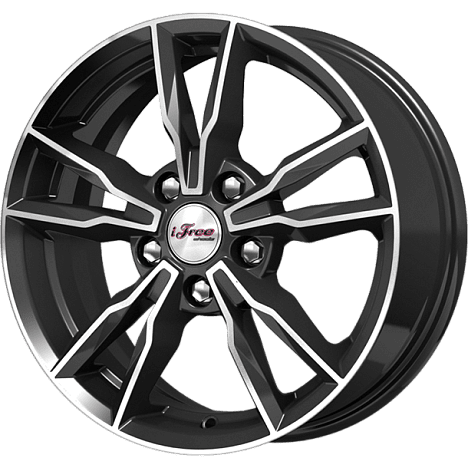 Диск литой iFree Икигай 16x6.5J/5x108 D67.1 ET35 блэк джек