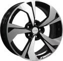 Диск литой Khomen Wheels KHW1724 (Besturn X40) 17x7.0J/5x114.3 D57.1 ET40 Black-FP