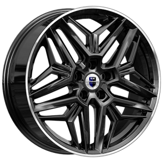 Диск литой КиК Колумб 19x7.0J/5x112 D57.1 ET43 алмаз чёрный