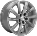 Диск литой Khomen Wheels KHW1507 (Aveo) 15x6.0J/5x105 D56.6 ET39 F-Silver