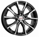 Диск литой КиК Твист 17x7.5J/5x105 D56.6 ET38 алмаз чёрный