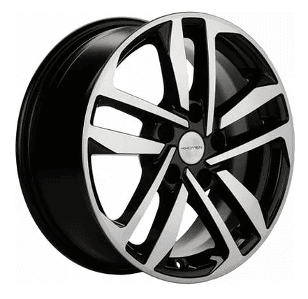 Диск литой Khomen Wheels 1612 16x6.5J/5x108 D63.3 ET50 Black-FP