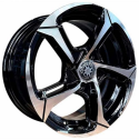 Диск литой VIVE V-05 17x7.5J/5x114.3 D67.1 ET40 Gloss Black Machine Face