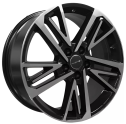 Диск литой Khomen Wheels KHW1815 18x8.0J/5x114.3 D64.1 ET40 Black-FP