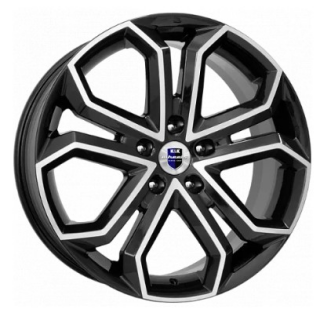 Диск литой КиК Пандора 19x8.5J/5x120 D72.6 ET18 алмаз чёрный