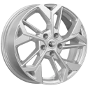 Диск литой КиК KC1062 17x6.5J/5x114.3 D66.6 ET37 Сильвер для NISSAN Qashqai +2