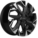 Диск литой Khomen Wheels KHW1508 (Nexia) 15x6.0J/4x100 D56.6 ET45 Black-FP