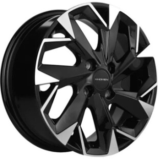Диск литой Khomen Wheels KHW1508 (Nexia) 15x6.0J/4x100 D56.6 ET45 Black-FP