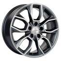 Диск литой Khomen Wheels KHW1713 (Karoq) 17x7.0J/5x112 D57.1 ET45 Gray-FP для AUDI A4