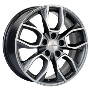 Диск литой Khomen Wheels KHW1713 (Karoq) 17x7.0J/5x112 D57.1 ET45 Gray-FP