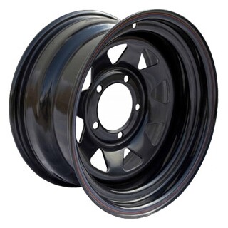 Диск штамп. Off-Road Wheels ВАЗ Нива 15x7.0J/5x139.7 D98.5 ET25 Черный