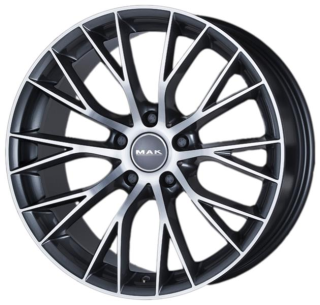 Диск литой MAK Munchen 20x8.5J/5x112 D76.1 ET35 Gun Metallic-Mirror Face