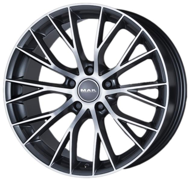 Диск литой MAK Munchen 20x8.5J/5x112 D76.1 ET35 Gun Metallic-Mirror Face