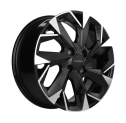 Диск литой Khomen Wheels 1402 14x5.5J/4x100 D67.1 ET38 Black-FP