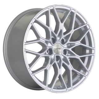 Диск литой Khomen Wheels KHW1902 (3/4/5/6 Rear) 19x9.5J/5x112 D66.6 ET40 Brilliant Silver