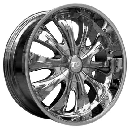 Диск литой TG Racing LMC007 22x9.0J/10x127x135 D87 ET10 хром