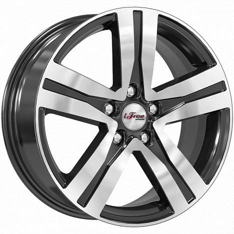 Диск литой iFree Rebel 17x7.0J/5x100 D67.1 ET45 блэк джек