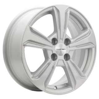 Диск литой Khomen Wheels KHW1502 (Vesta/Almera) 15x6.0J/4x100 D60.1 ET50 F-Silver