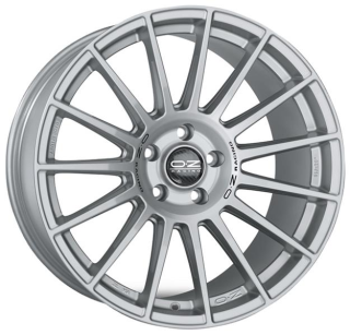 Диск литой OZ Superturismo LM 18x8.0J/5x112 D75.1 ET35 MATT RACE SILVER BLACK LETTERING