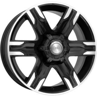 Диск литой КиК Риальто 17x8.0J/6x139.7 D67.1 ET46 алмаз черный