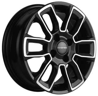 Диск литой Khomen Wheels KHW1406 14x5.5J/4x100 D67.1 ET38 Black-FP