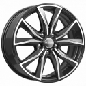 Диск литой КиК КС867 17x7.0J/5x114.3 D67.1 ET48.5 алмаз черный