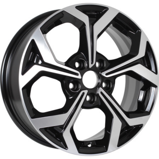 Диск литой KDW KD1639 16x6.5J/5x114.3 D67.1 ET50 Black_Front_Polished