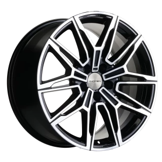 Диск литой Khomen Wheels KHW1904 (3/4/5/6 series) 19x9.5J/5x112 D66.6 ET40 Black-FP
