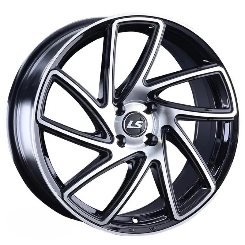 Диск литой LS Wheels 1054 17x7.5J/5x114.3 D67.1 ET45 BKF