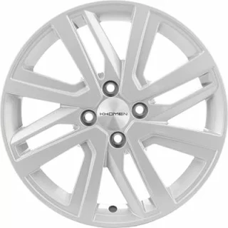 Диск литой Khomen Wheels KHW1609 (Rio II/Solaris II) 16x6.0J/4x100 D54.1 ET46 F-Silver
