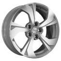 Диск литой Khomen Wheels KHW1724 (Qashqai) 17x7.0J/5x114.3 D66.1 ET40 F-Silver-FP