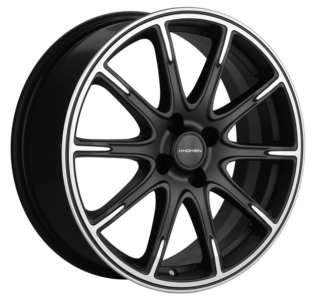 Диск литой Khomen Wheels KHW1707 17x6.5J/4x98 D58.6 ET38 BLACK MATT FP