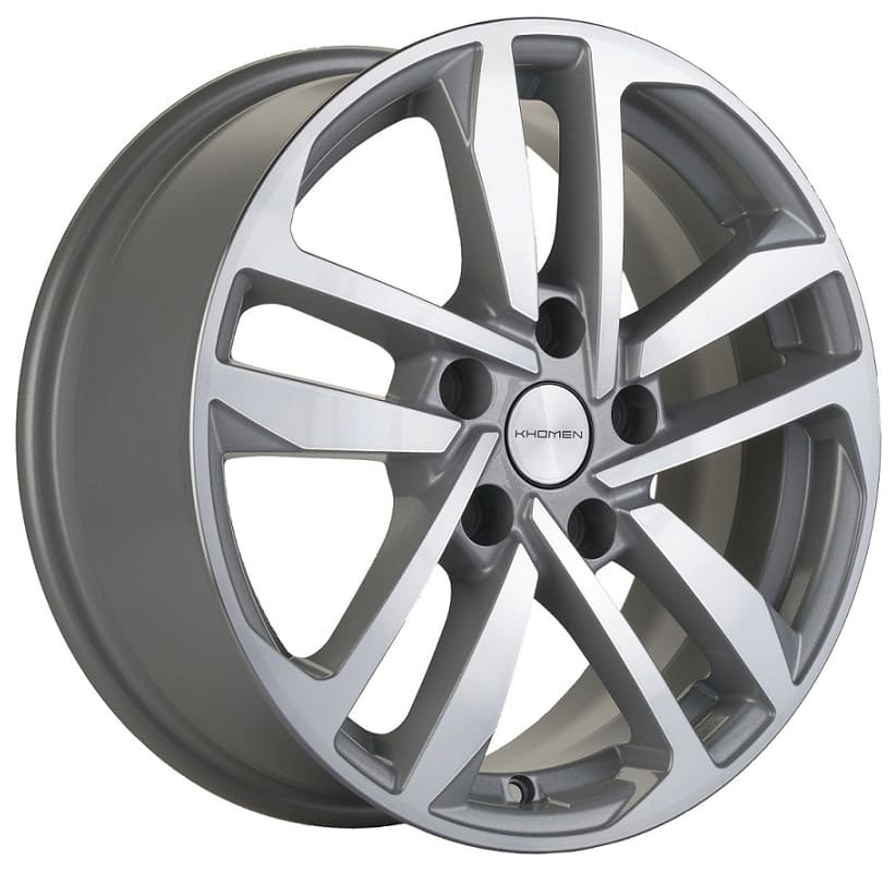 Диск литой Khomen Wheels 1612 16x6.0J/5x114.3 D66.1 ET47 F-Silver-FP