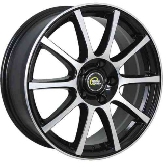 Диск литой CrossStreet СR-16 15x6.0J/4x100 D54.1 ET46 BKF